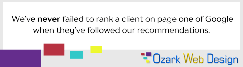 Ozark Web Design Local SEO for Small Businesses