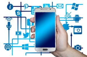 phone connected to social media marketing lake of the ozarks