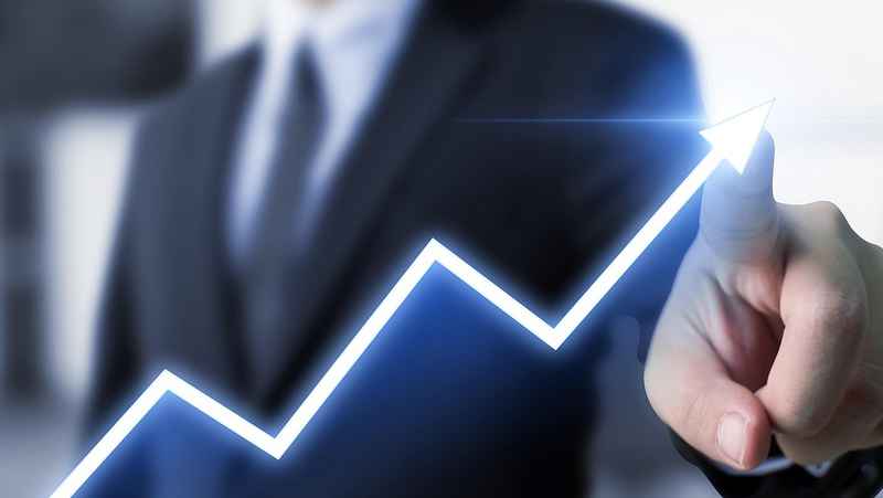 Graph showing business growth through more Springfield, MO, web design traffic performance